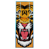 Roaring Tiger Head-25818 Reiseumarmung Geschenktüte Für Weinflaschen (Vorderseite)