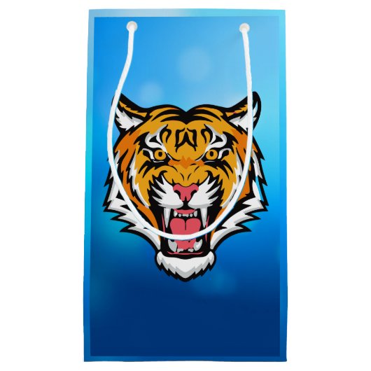 Roaring Tiger Head-25818 Reiseumarmung Kleine Geschenktüte (Vorderseite)