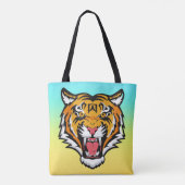 Roaring Tiger Head-25818 Reiseumarmung Tasche (Rückseite)