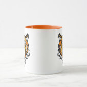 Roaring Tiger Head-25818 Reiseumarmung Tasse (Zentrum)