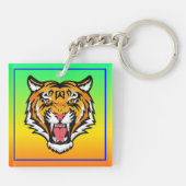 Roaring Tiger Head-25818 Schlüsselanhänger (Rückseite)