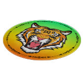 Roaring Tiger Head-25818 Schneidebrett (Ecke)
