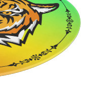 Roaring Tiger Head-25818 Schneidebrett (Ecke)