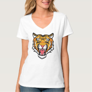 Roaring Tiger Head-25818 T-Shirt