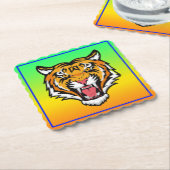 Roaring Tiger Head-25818 Untersetzer (angewinkelt)