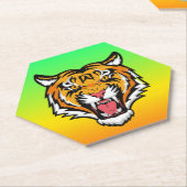 Roaring Tiger Head-25818 Untersetzer (angewinkelt)