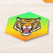 Roaring Tiger Head-25818 Untersetzer (angewinkelt)