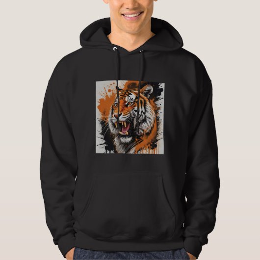 Roaring Tiger Hoodie (Vorderseite)