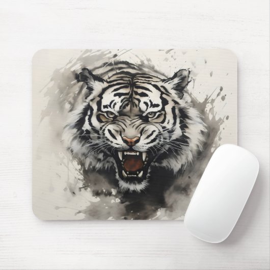 Roaring Tiger Ink Mousepad (Mit Mouse)