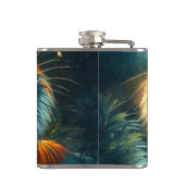 Roaring Tiger Moonlit Dschungel Flachmann (Rückseite)