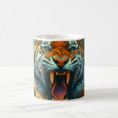 Roaring Tiger Moonlit Dschungel Kaffeetasse (Mittel)