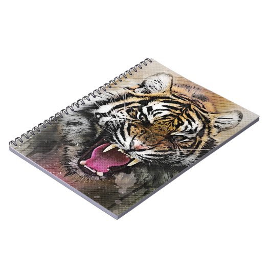 Roaring Tiger Notizblock (Linke Seite)