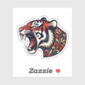 Roaring Tiger Sticker (Blatt)