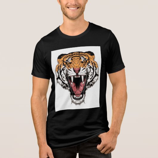 Roaring Tiger Tri-Blend Shirt (Vorderseite)