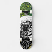 ROARING TIGER UND PSYCHEDELICS SKATEBOARD (Vorderseite)