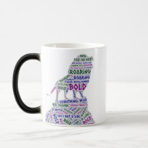 Roaring Tiger Word Art