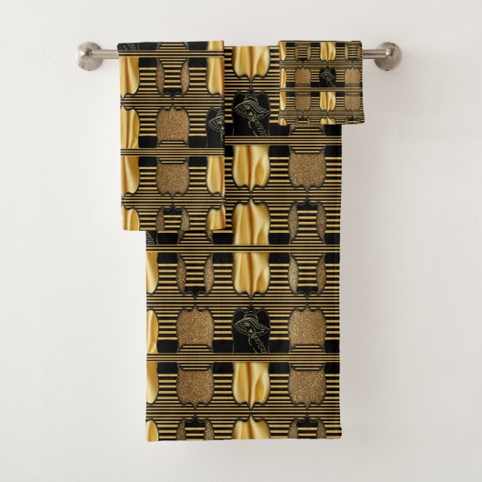 Roaring Twenties Art Deco Badetuch Set (Insitu)