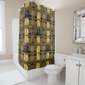 Roaring Twenties Art Deco Dusche Vorhang (Beispiel)