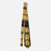 Roaring Twenties Art Deco Neck Tie Krawatte (Rückseite)