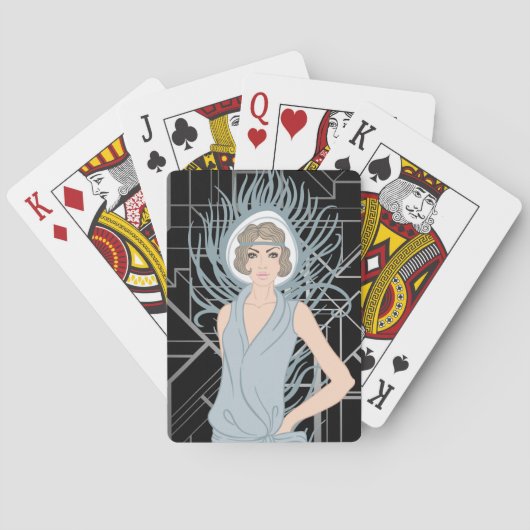 Roaring Twenties Art Deco Playing Cards Spielkarten (Rückseite)