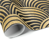 Roaring Twenties Art Deco Poirot 1920 Geschenkpapier (Rolleneckpunkt)