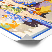 Roaring Twenties Beach Mode Poster (Ecke)