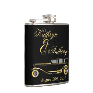 Roaring Twenties Gatsby Stil Geschenk für den Bräu Flachmann
