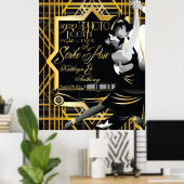 Roaring Twenties Gatsby Style Foto Booth Poster (Heimbüro)