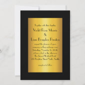 Roaring Twenties Hochzeitseinladung Einladung (Rückseite)