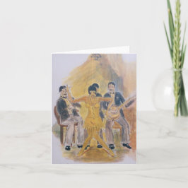 Roaring Twenties Note Card Design Karte