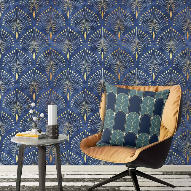 Roaring Twenties Revival Geometric Kissen (Von Creator hochgeladen)