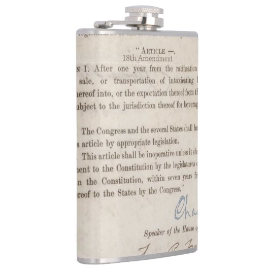 Roaring Twenties Speakeasy Verbot Flachmann (Rechts)