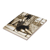 Roaring Twenties Vintag Retro 20. 30. Jahre Fliese (Seite)