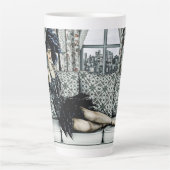 Roaring Twenties Vintag Retro 20. 30. Jahre Milchtasse (Vorderseite)
