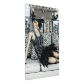 Roaring Twenties Vintag Retro 20. 30. Jahre Mini Klemmbrett (Schrägansicht)