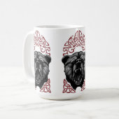 Roaring Viking Bear Kaffeetasse (Vorderseite Links)