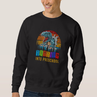 Roaring Vorschool Dinosaurier zurück zur Schule er Sweatshirt