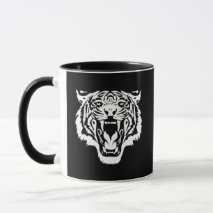 Roaring White Tiger Tasse