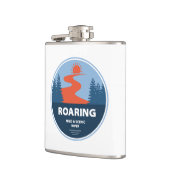 Roaring Wild und Landschaftlicher Fluss Oregon Flachmann (Links)