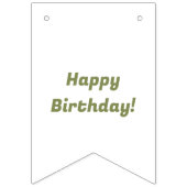 Roaring Zoo Birthday Jagdfahnen Wimpelkette (Zweite Fahne)