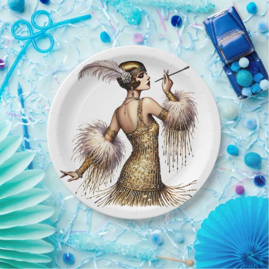 Roaring Zwanzig Pappteller (Party)