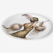 Roaring Zwanzig Pappteller (Schrägansicht)