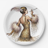 Roaring Zwanzig Pappteller (Vorderseite)