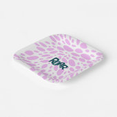 Roarsome 2. Girls Geburtstagsparty Teller (Gewinkelt)