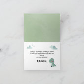 Roarsome Dino Birthday –  Dankeskarte (Innenseite)