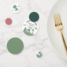 Roarsome Dino Birthday Konfetti