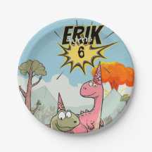 Roarsome Dino Birthday, Niedlicher Cartoon Dino