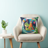 Roarsome Dino Throw Pillow Kissen (Stuhl )