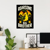 Roarsome Dinosaur Big Brother Poster (Heimbüro)