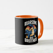 Roarsome Dinosaur Big Brother Tasse (VorderseiteRechts)